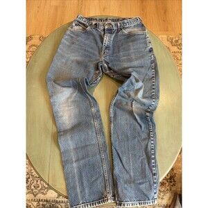 All American Clothing Co Men’s 35x36 Blue Stonewash Straight Leg Jeans USA Made
